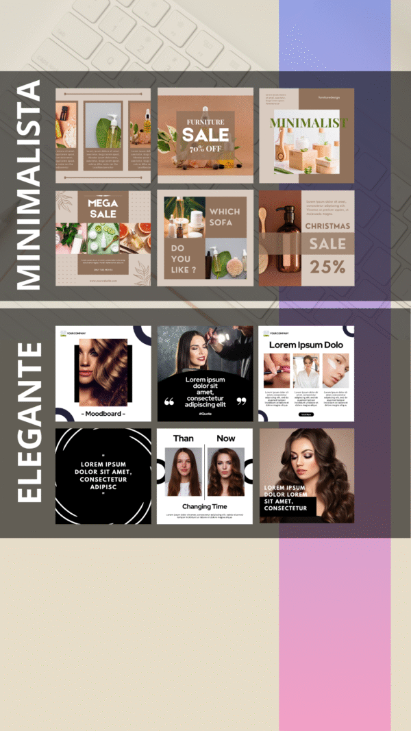 PAQUETE PLANTILLAS PARA POST DE REDES SOCIALES